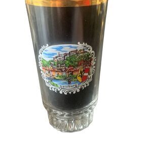 Vintage SALZBURG Austria Beer Glass Perfect for Any Beer Lover HTF Rare